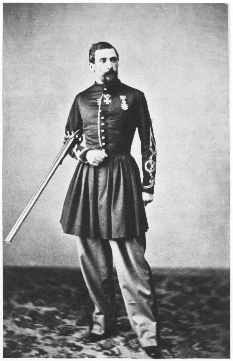 صورة لجول جيرارد (1817-1864) ملازم الفوج الثالث من Spahis بواسطة مصور فرنسي
