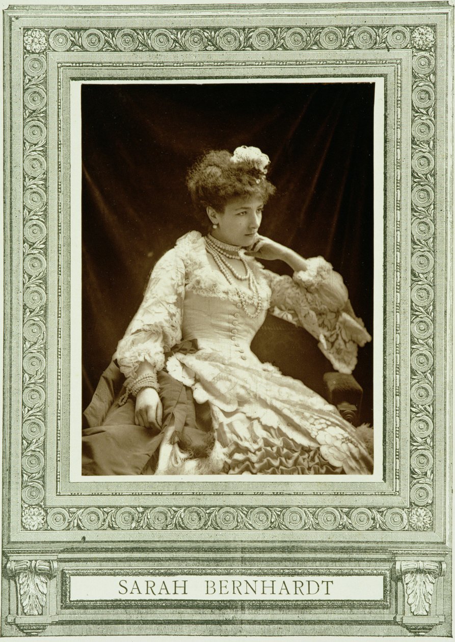 سارة برنهاردت (1844-1923) ، من Galerie Contemporaine ، c.1874-78 بواسطة مصور فرنسي