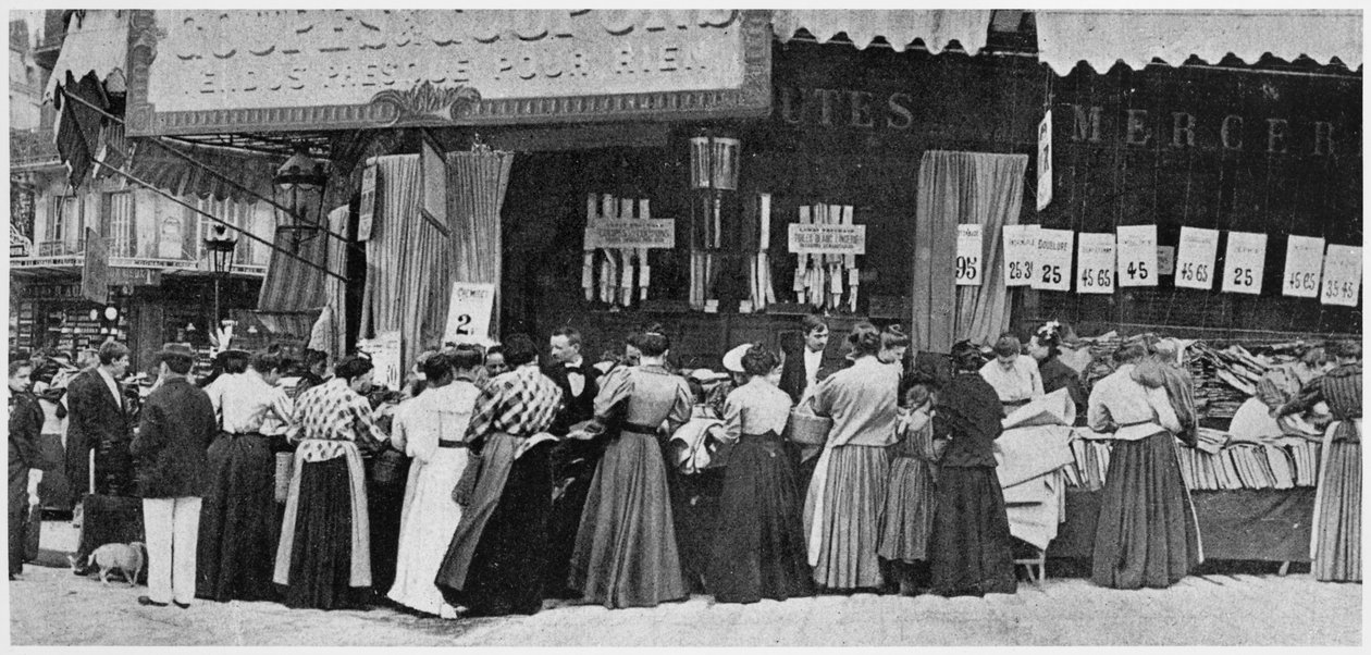 مبيعات خاصة c.1900 بواسطة مصور فرنسي