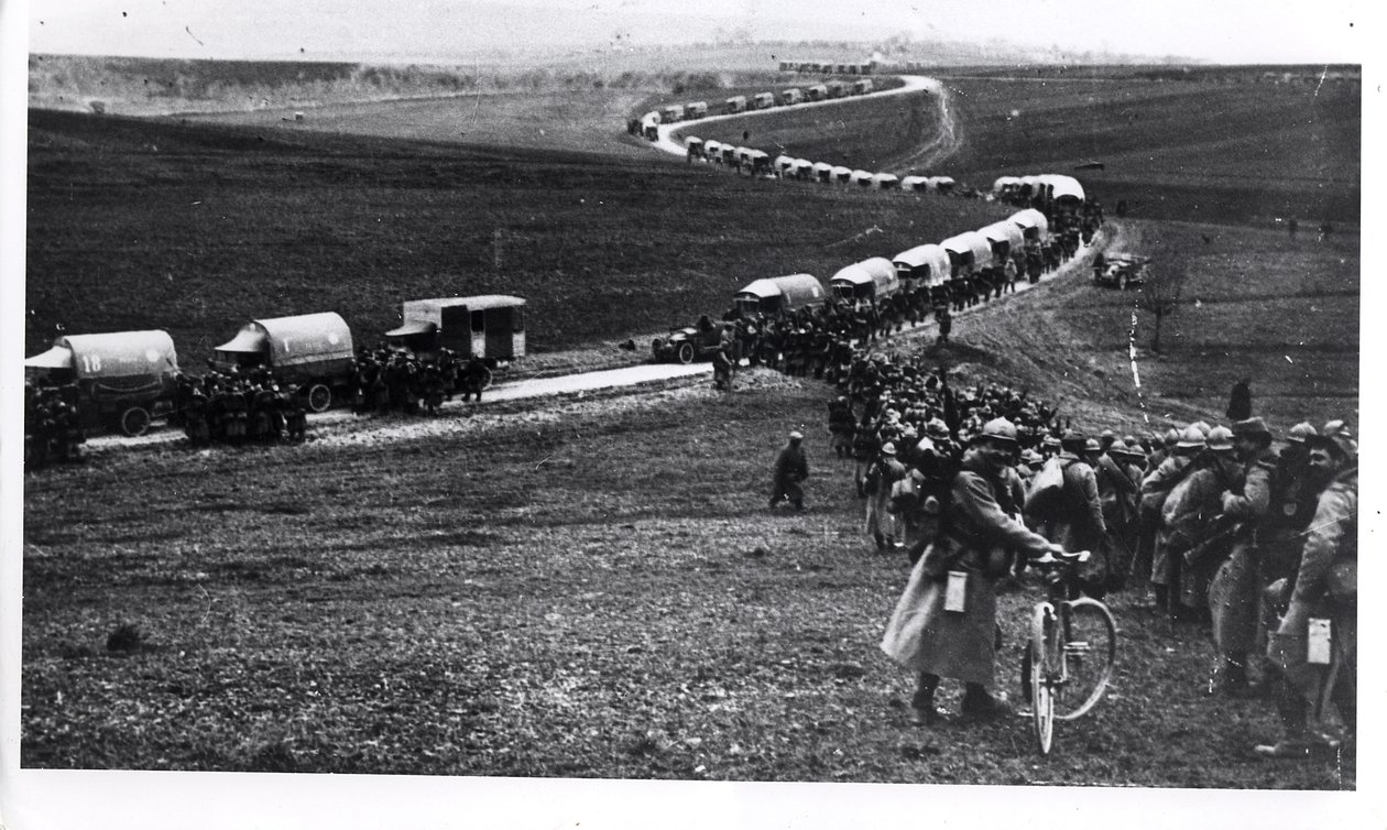 الطريق المقدس ، 1916 بواسطة مصور فرنسي