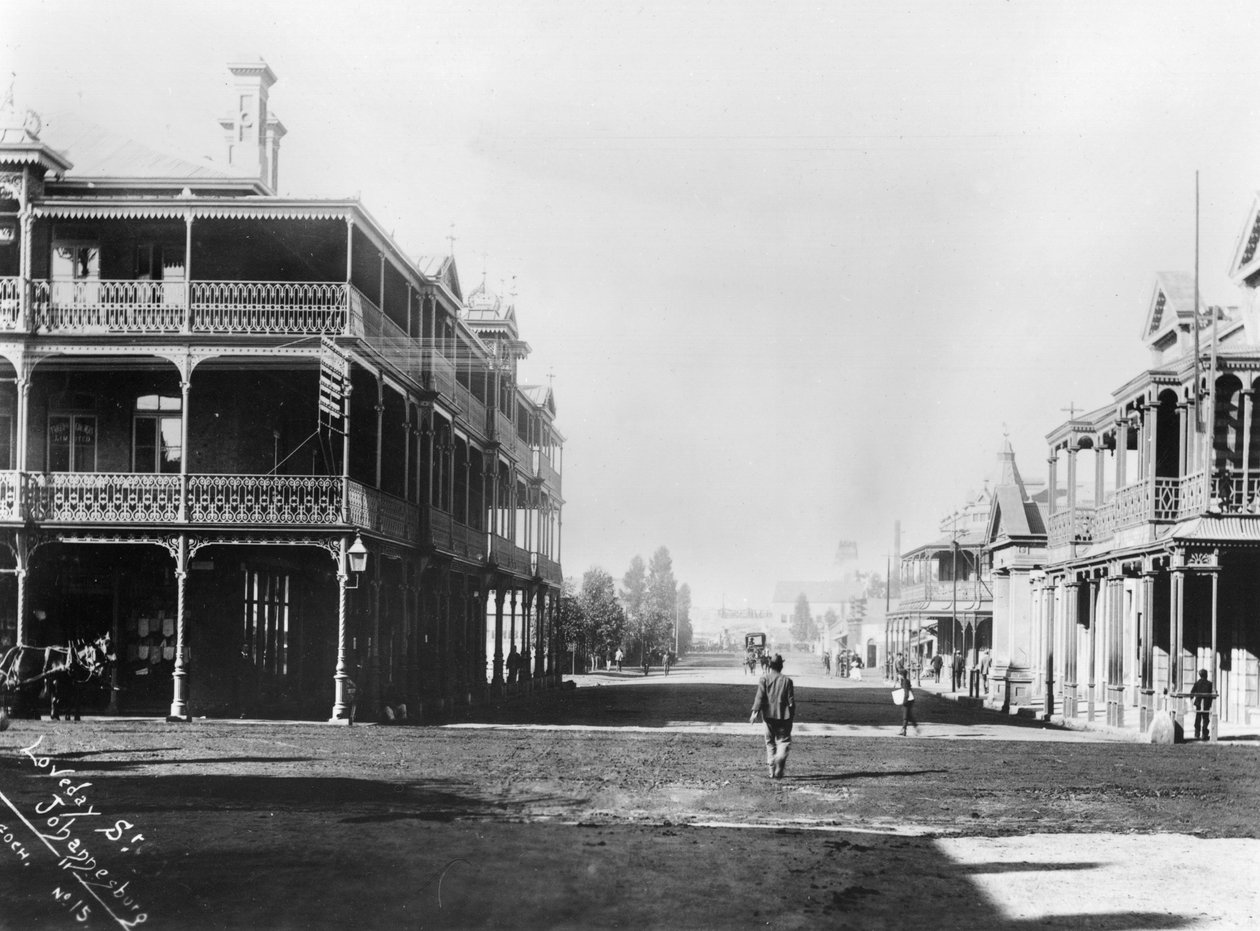 منظر لجوهانسبرغ ، c.1900 بواسطة مصور فرنسي