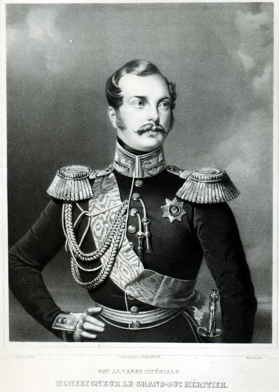 الإسكندر الثاني (1818-1881) من روسيا بواسطة المدرسة الفرنسية