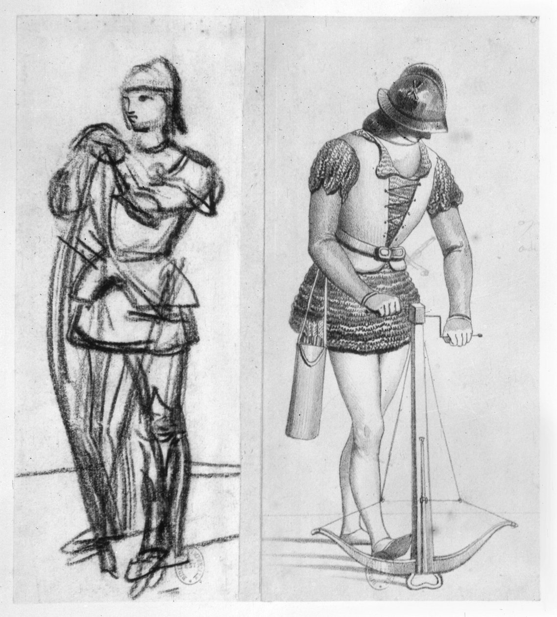 آرتشر والنشاب في عهد لويس الحادي عشر (1461-1483) بواسطة المدرسة الفرنسية