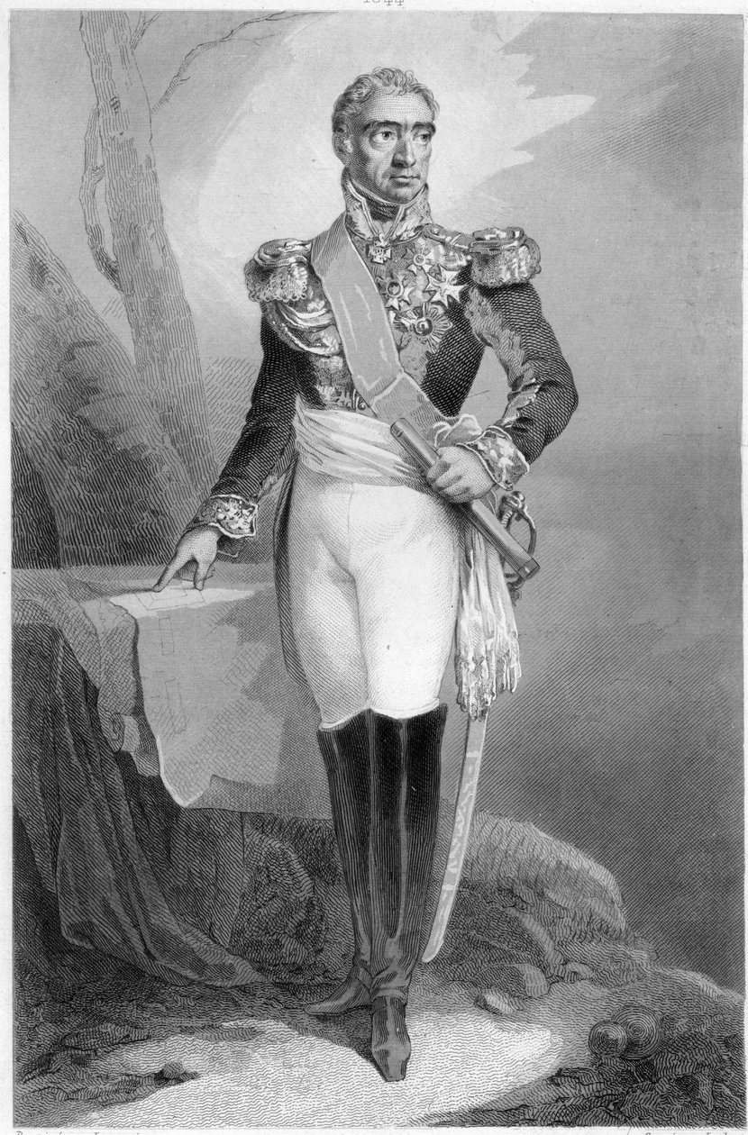 أوغست فريدريك لويس فيس دي مارمونت (1774-1852) ، دوق راغوزا ومارشال فرنسا بواسطة المدرسة الفرنسية