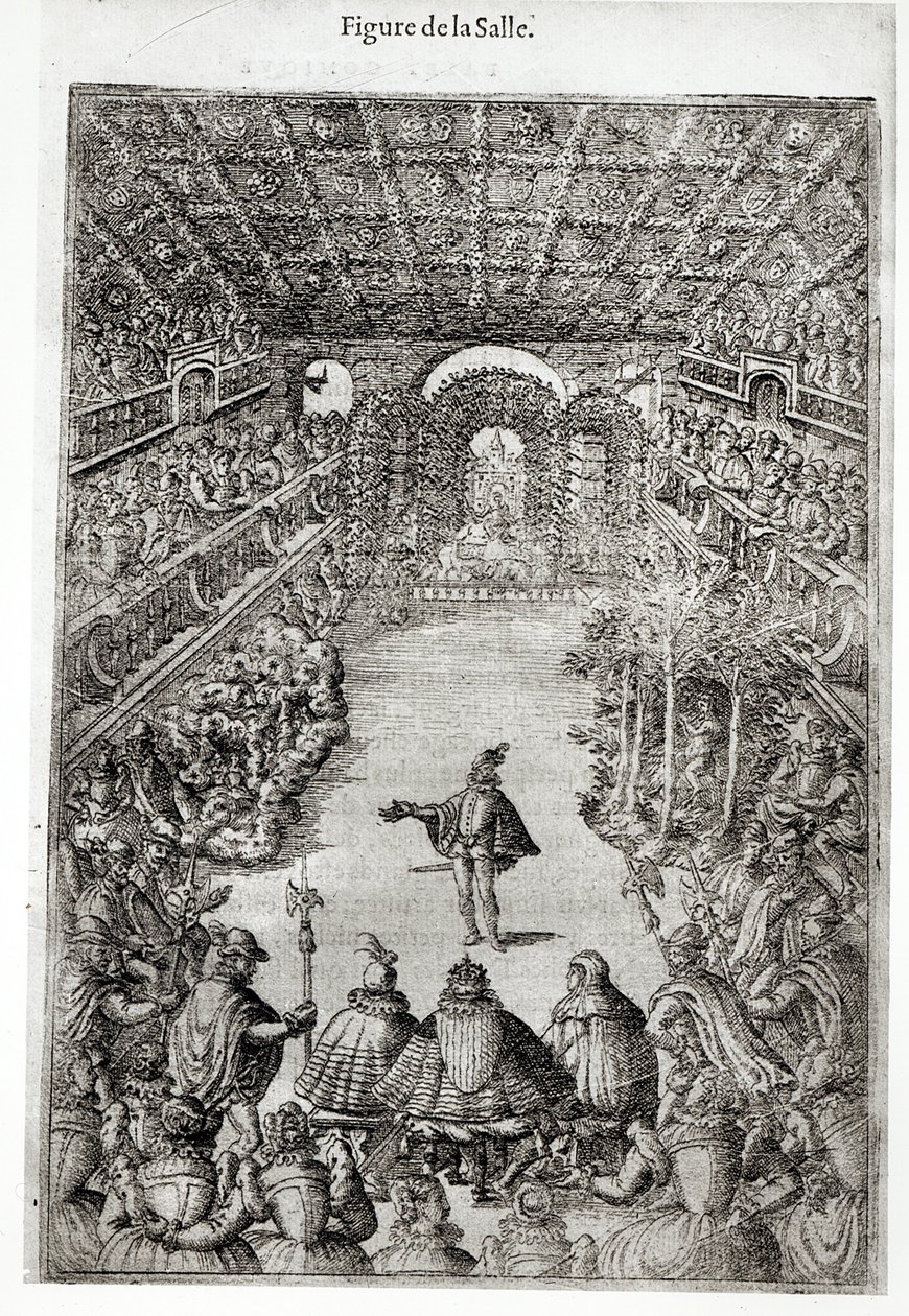 Balthazar de Beaujoyeux: Queen&39;s Comic ballet ، 1581 بواسطة المدرسة الفرنسية