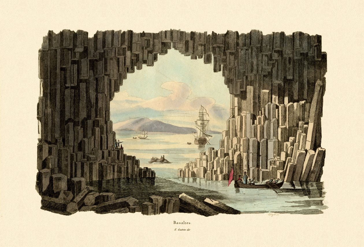 البازلت ، 1833-1839 بواسطة المدرسة الفرنسية
