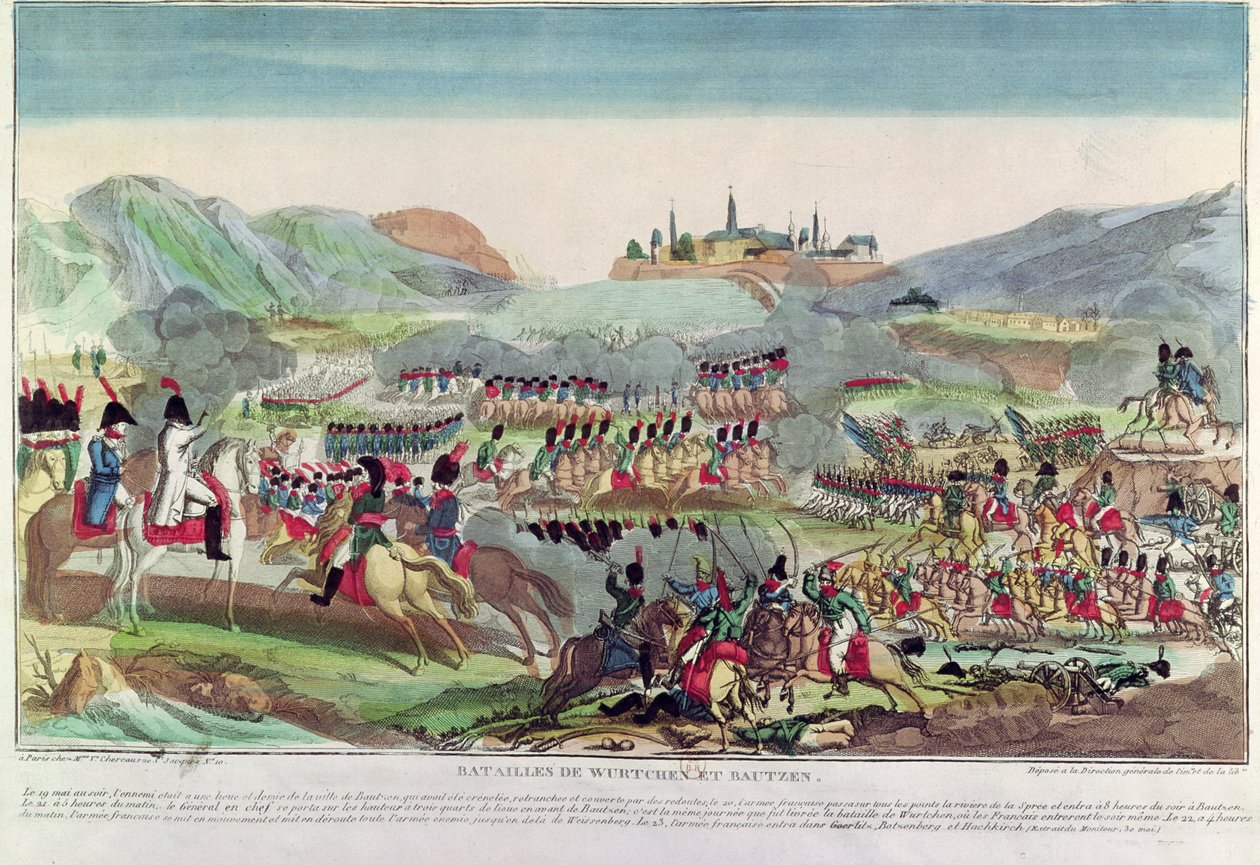 معارك Wurtchen و Bautzen ، 20 مايو 1813 بواسطة المدرسة الفرنسية