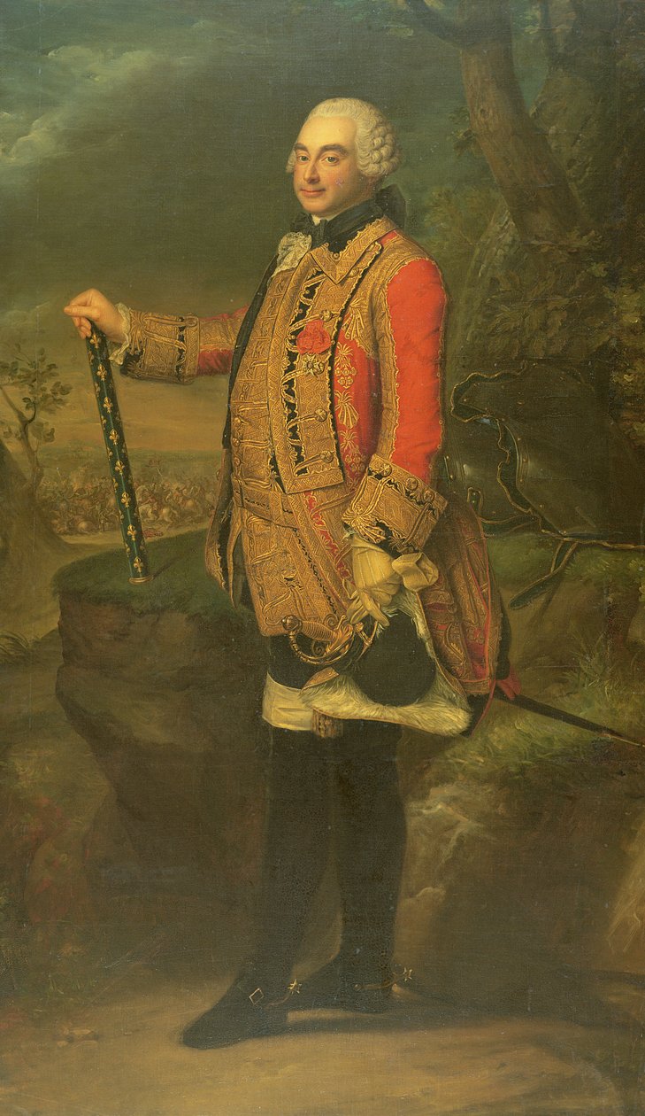تشارلز دي روهان (1715-1787) أمير Soubise بواسطة المدرسة الفرنسية