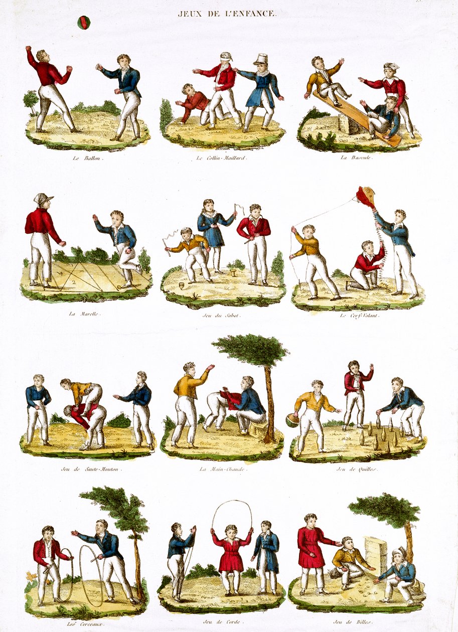 ألعاب أطفال ، 1810 بواسطة المدرسة الفرنسية