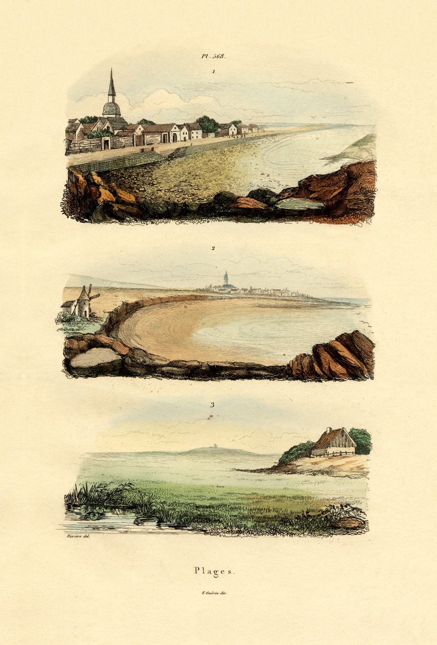 الساحل ، 1833-1839 بواسطة المدرسة الفرنسية