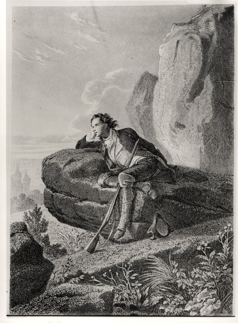 أحلام اليقظة ، توضيح من "Memoires d&39;Outre-Tombe" بقلم فرانسوا رينيه (1768-1848) Viscount of Chateaubriand ، c.1841 بواسطة المدرسة الفرنسية