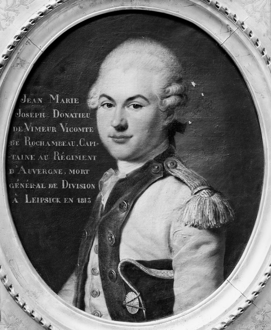 Donatien Marie Joseph de Vimeur (1755-1813) Viscount of Rochambeau بواسطة المدرسة الفرنسية
