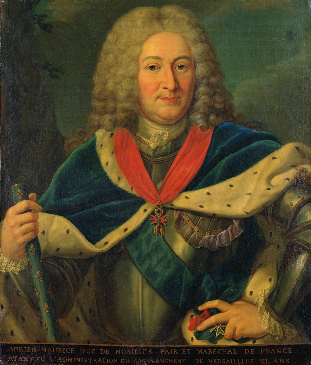 الدوق أدريان موريس دي نوا (1678-1766) بواسطة المدرسة الفرنسية