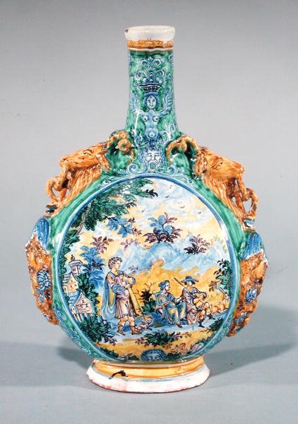 قارورة ، c 1670 (سيراميك) بواسطة المدرسة الفرنسية