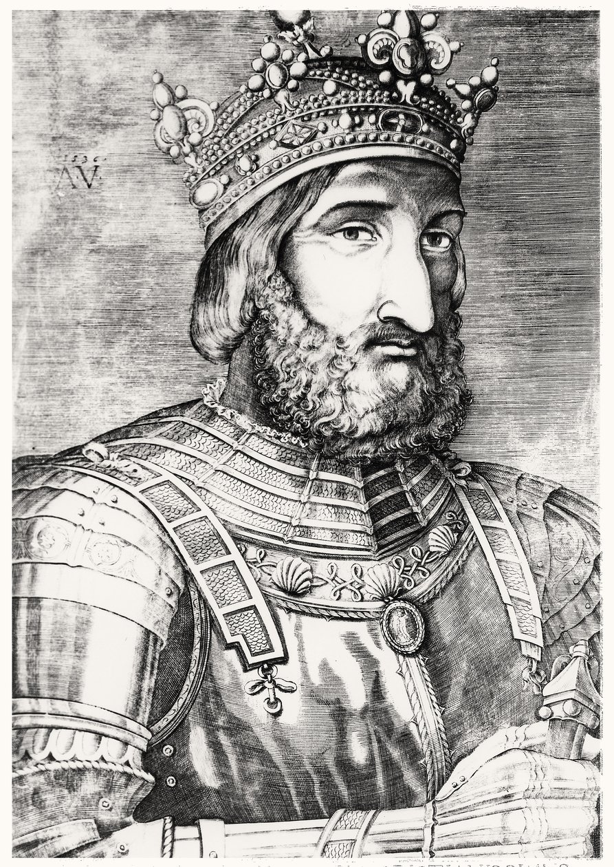 فرانسيس الأول ، ملك فرنسا (1494-1547) بواسطة المدرسة الفرنسية