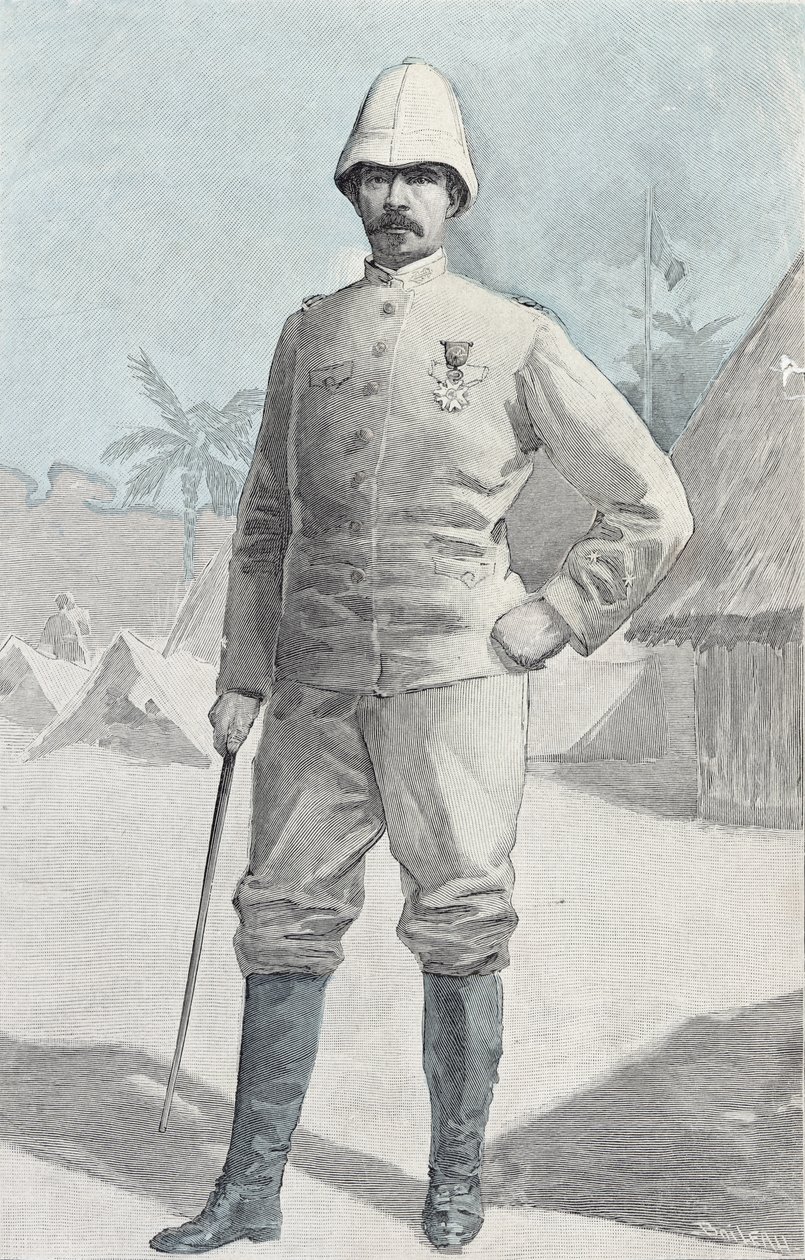 اللواء ألفريد أميدي دودز (1842-1922) بواسطة المدرسة الفرنسية