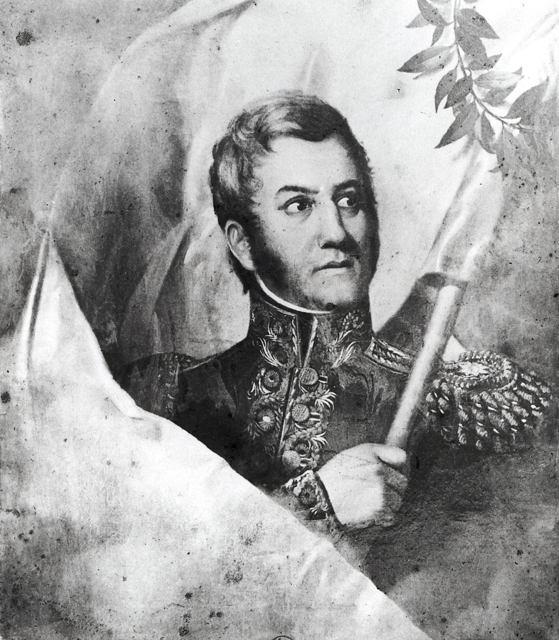 الجنرال خوسيه دي سان مارتن (1778-1850) بواسطة المدرسة الفرنسية