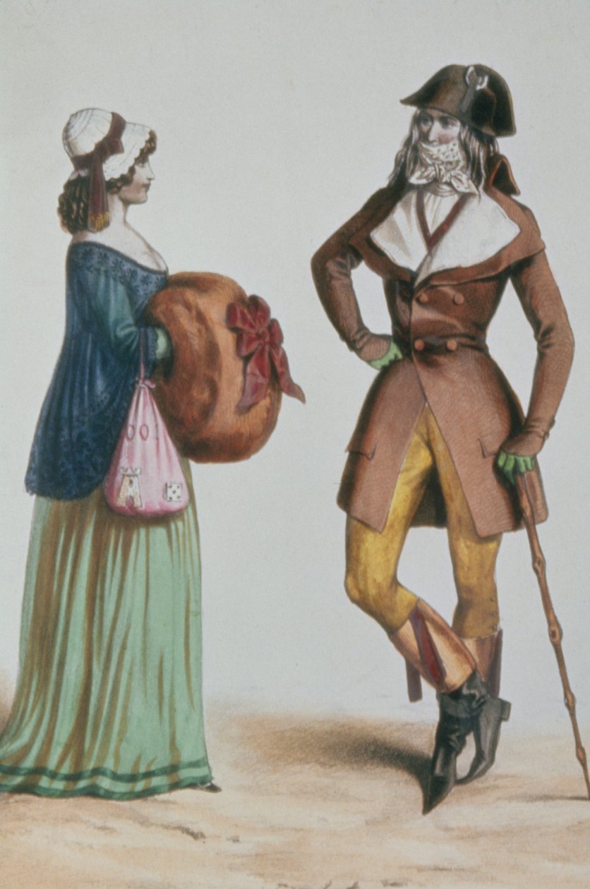 1775 (مذهل ورائع) (نقش الألوان) بواسطة المدرسة الفرنسية