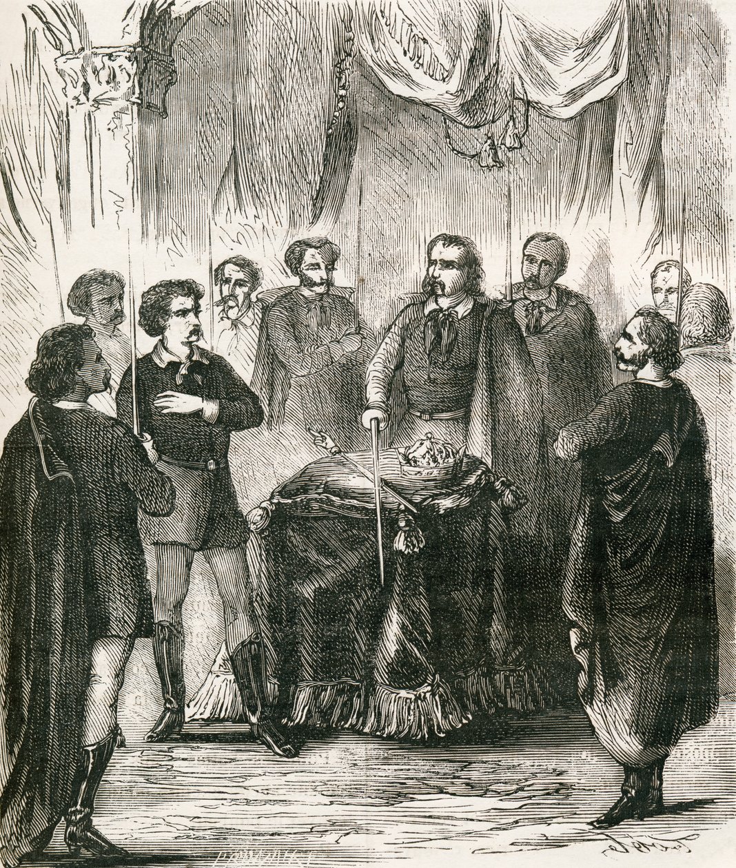 بدء Illuminatus ، من "Societes Secretes ، les Francs Macons" ، تم نشره عام 1887 بواسطة المدرسة الفرنسية