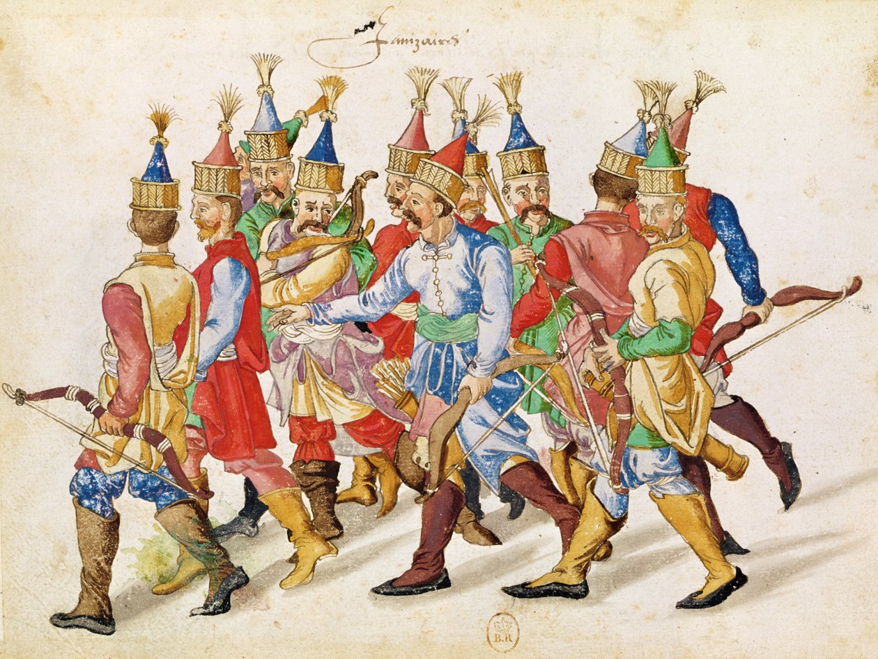 الإنكشارية ، 1583 بواسطة المدرسة الفرنسية