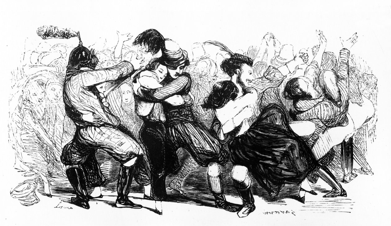 لو بال تشيكارد ، c.1840 بواسطة المدرسة الفرنسية