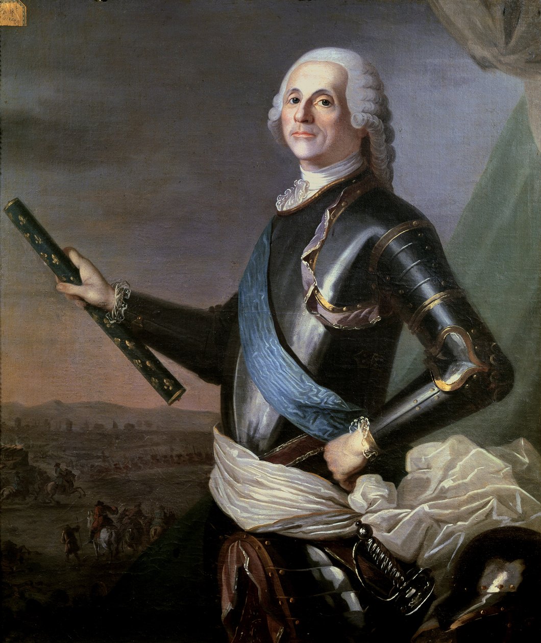 لويس فرانسوا أرماند فيجنيرو دو بليسيس (1696-1788) دوق ريشيليو بواسطة المدرسة الفرنسية