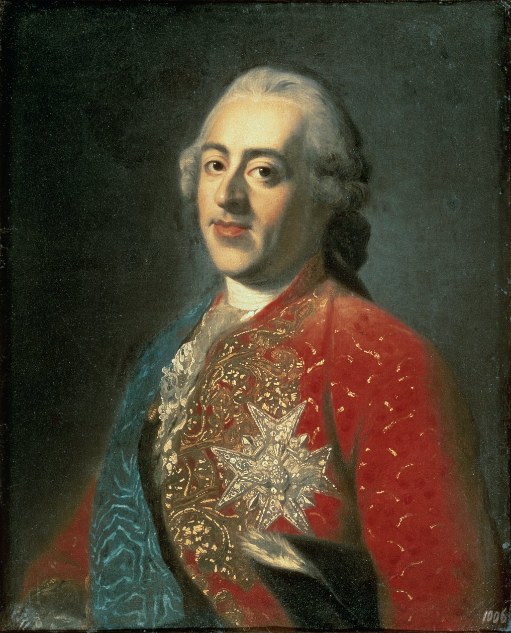 لويس الخامس عشر (1710-74) بواسطة المدرسة الفرنسية