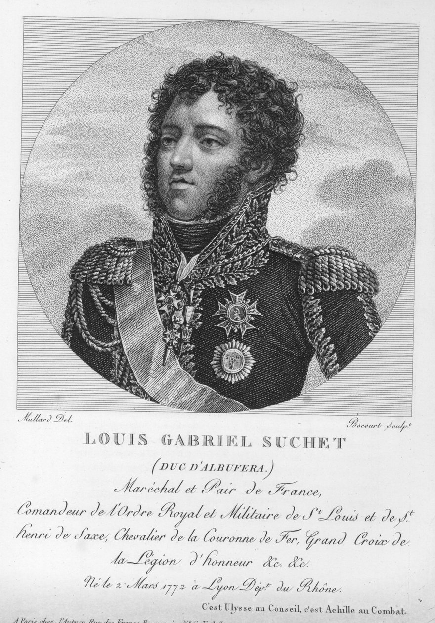 لويس جابرييل سوشيت (1770-1826) دوق ألبوفيرا ومارشال فرنسا بواسطة المدرسة الفرنسية