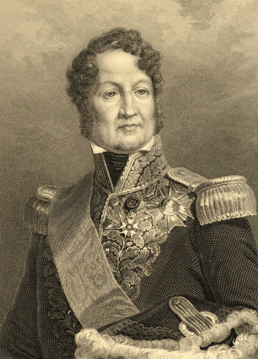لويس فيليب (1773-1850) ملك فرنسا بواسطة المدرسة الفرنسية