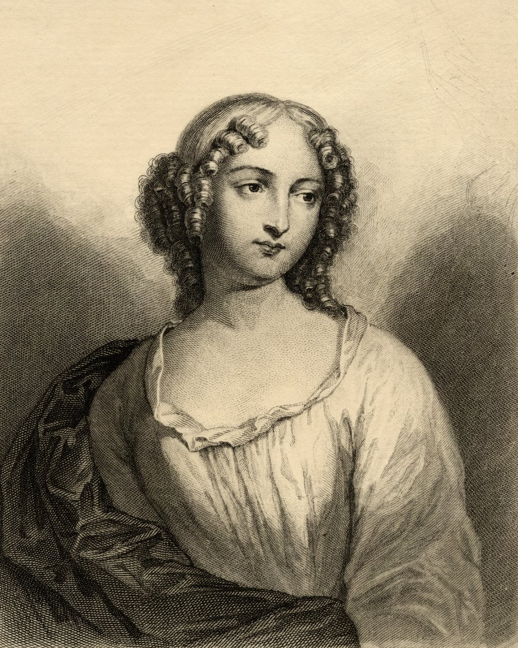 لويز فرانسواز دي لا بوم لو بلانك (1644-1710) دوقة لا فاليير بواسطة المدرسة الفرنسية