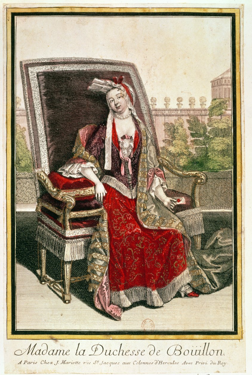 ماري آن مانشيني (1646-1714) دوقة بويلون بواسطة المدرسة الفرنسية
