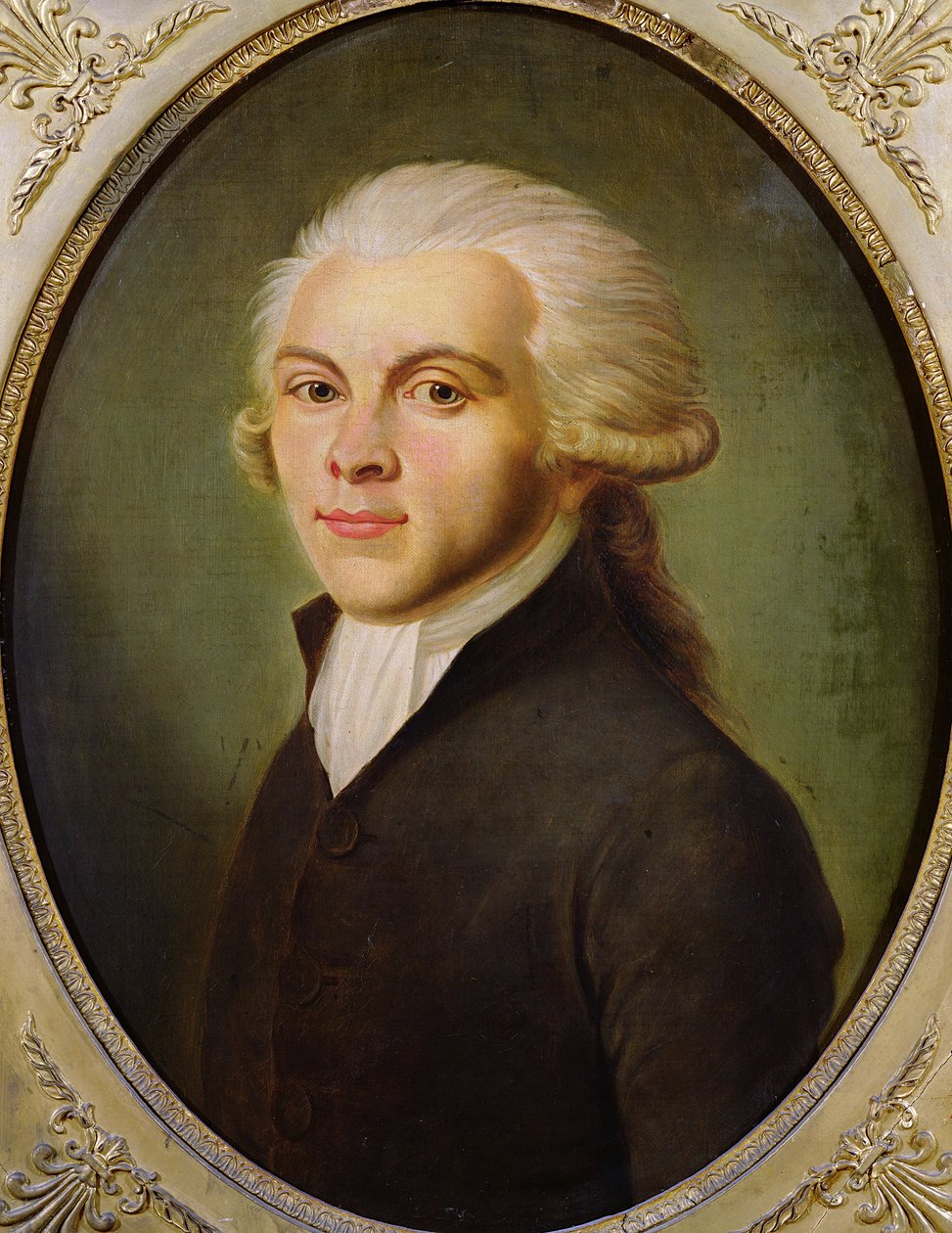 Maximilien de Robespierre (1758-94) ج .1793 بواسطة المدرسة الفرنسية