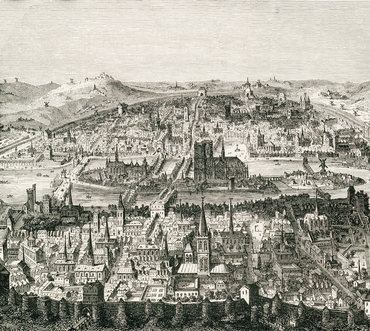 باريس c1610 ، نسخة القرن التاسع عشر من مخطوطة من القرن السابع عشر ، من "الصور الفرنسية" للقس صموئيل غرين ، نُشر عام 1878 بواسطة المدرسة الفرنسية