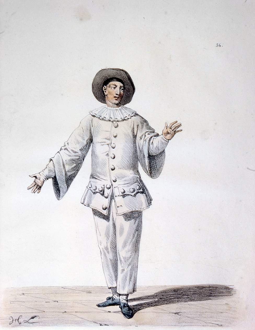 Pierrot بواسطة المدرسة الفرنسية