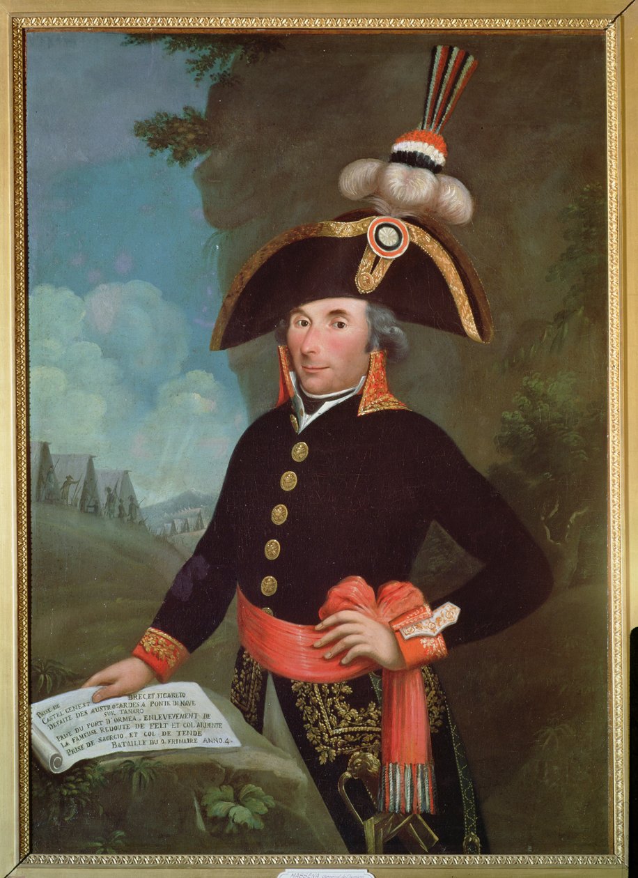 صورة لأندريه ماسينا (1758-1817) عام الشعبة ، 2 Frimaire ، An IV بواسطة المدرسة الفرنسية