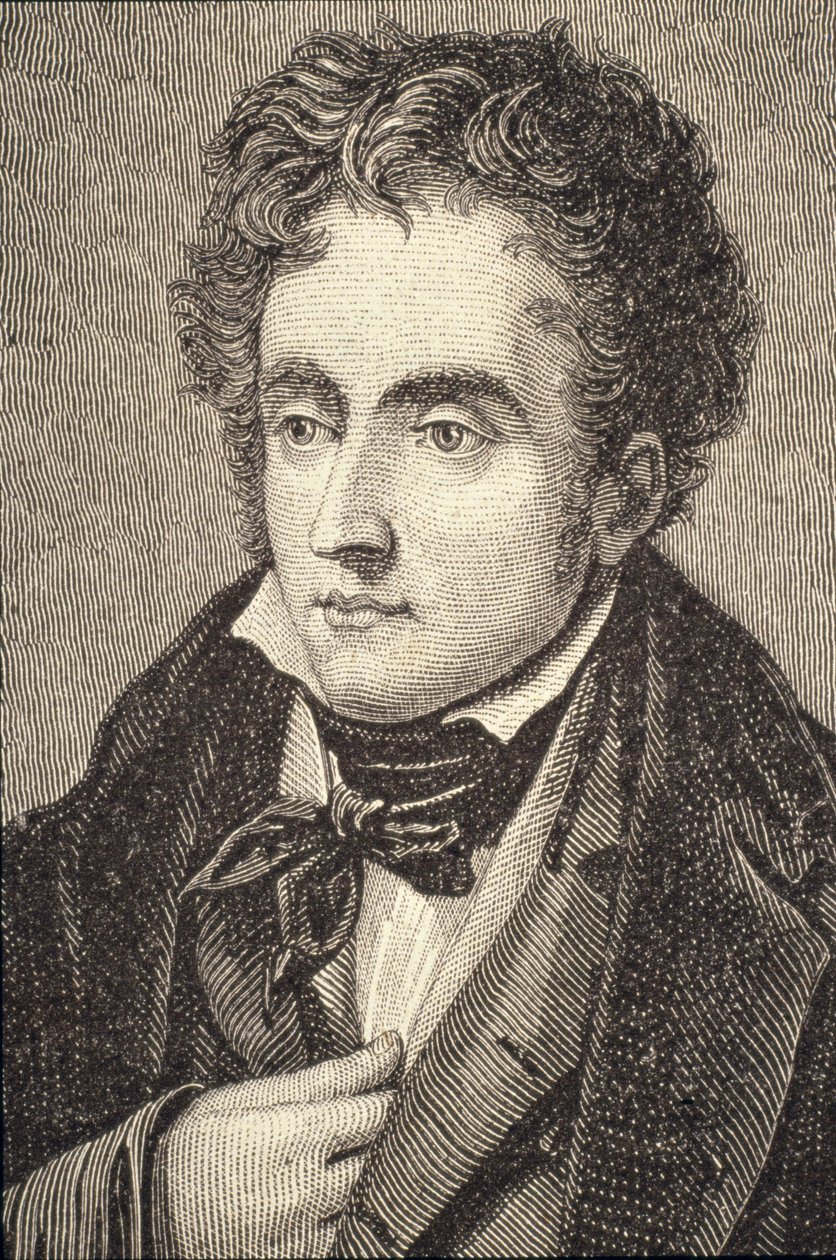 صورة لفرنسوا أوغست رينيه ، Viscount of Chateaubriand (1768-1848) بواسطة المدرسة الفرنسية