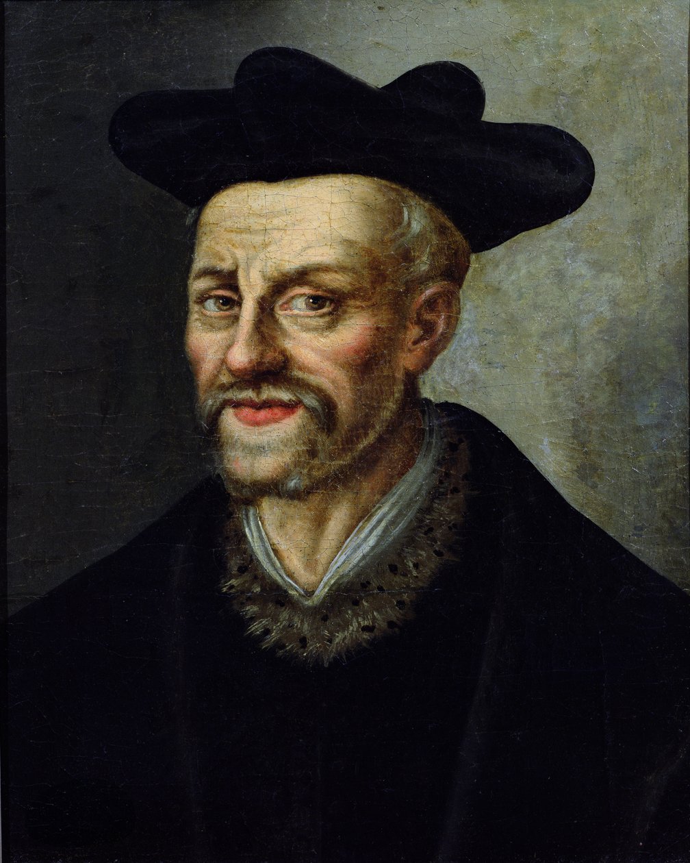 صورة فرانسوا رابيليه (c.1494-1553) بواسطة المدرسة الفرنسية