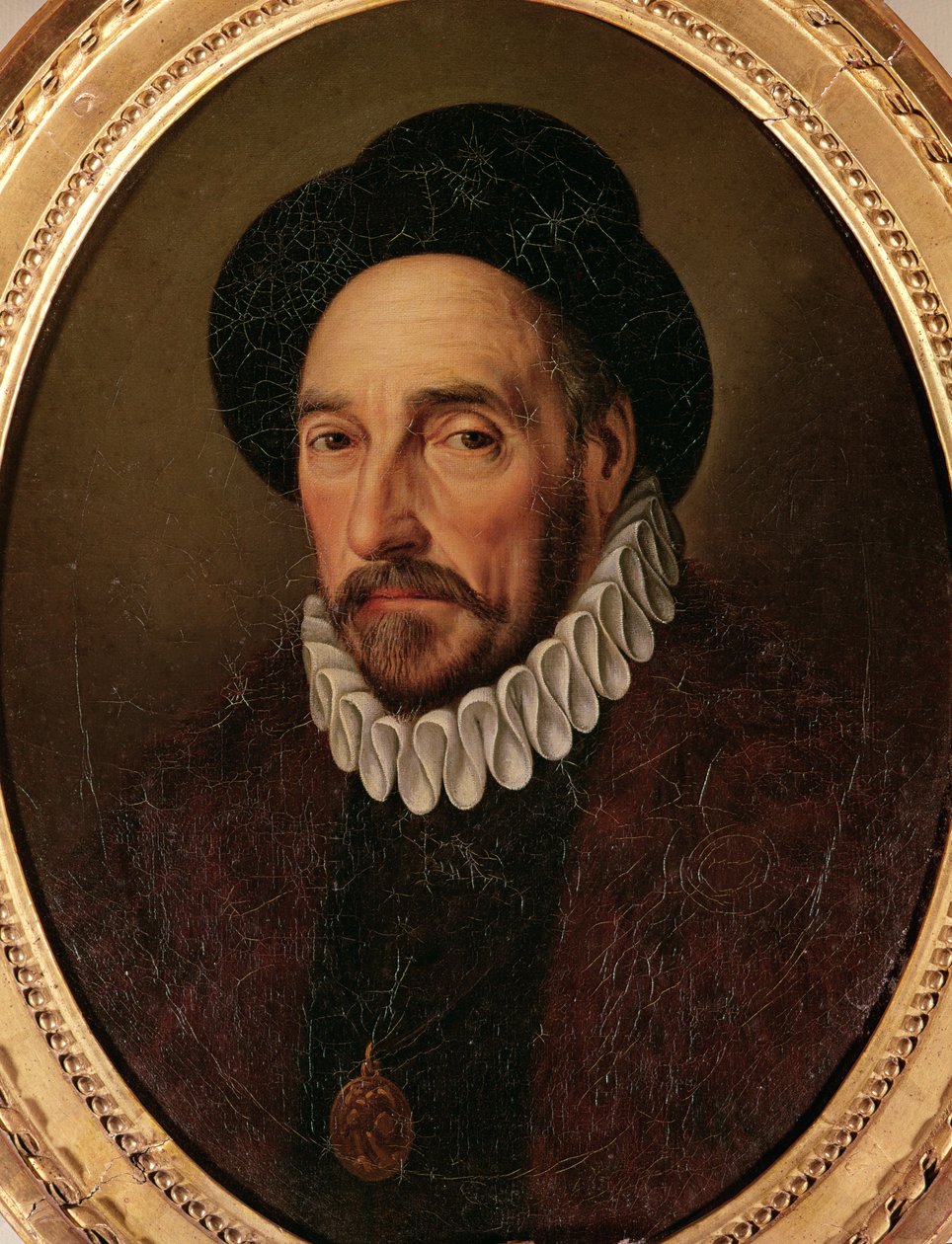 صورة ميشيل إيكيم دي مونتين (1533-92) بواسطة المدرسة الفرنسية