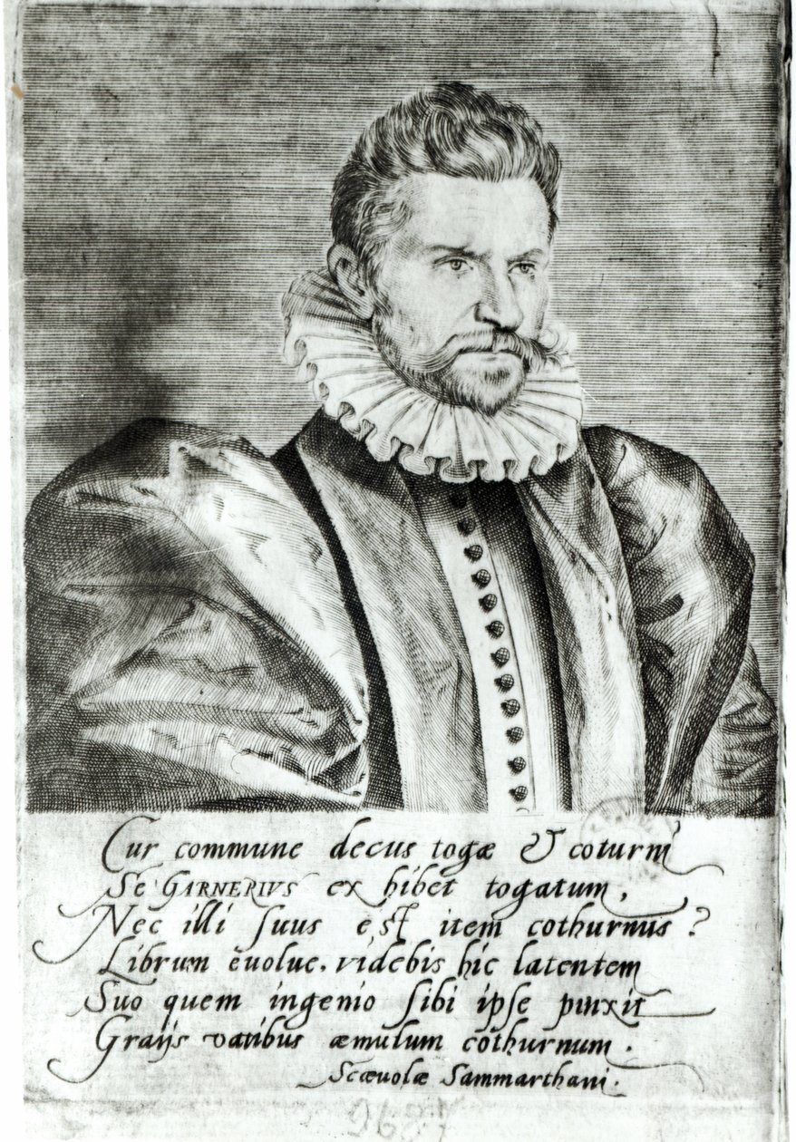 صورة روبرت غارنييه (1534-90) بواسطة المدرسة الفرنسية