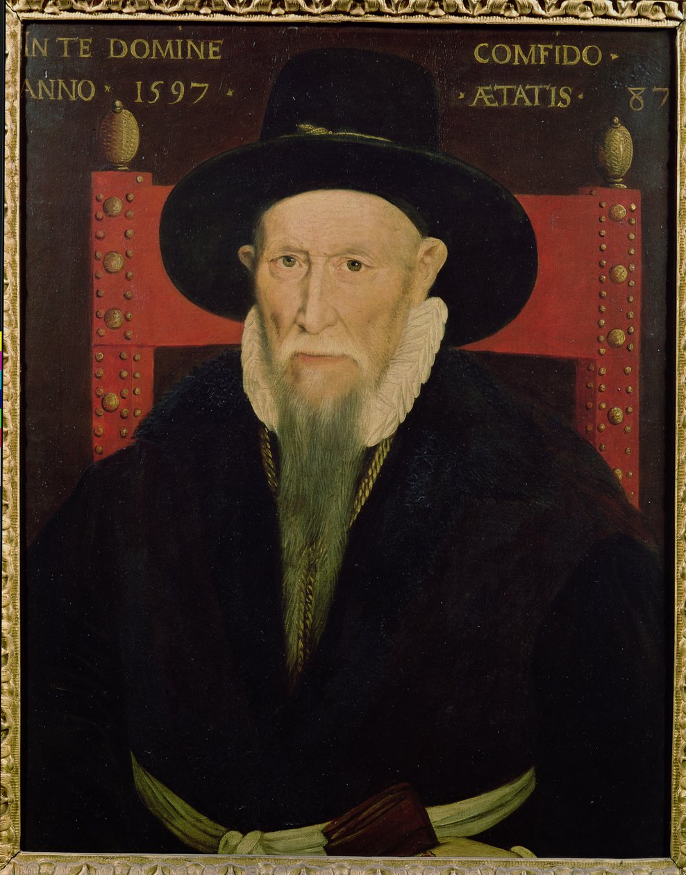 صورة تيودور دي بيز (1519-1605) بواسطة المدرسة الفرنسية