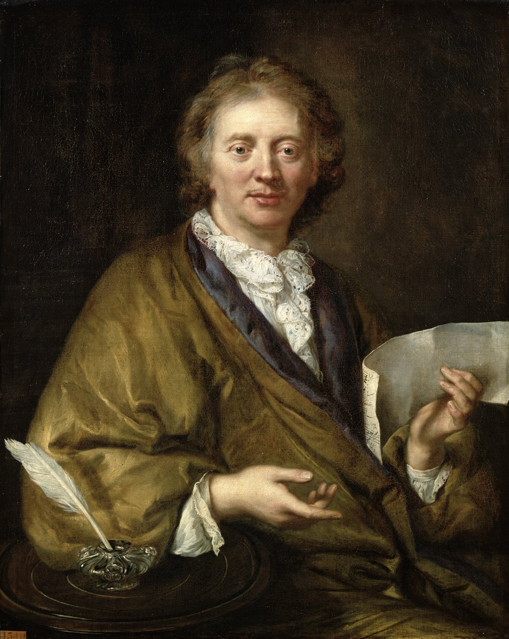 صورة لرجل ، يفترض أن يكون فرانسوا الثاني كوبيرين (1668-1733) بواسطة المدرسة الفرنسية