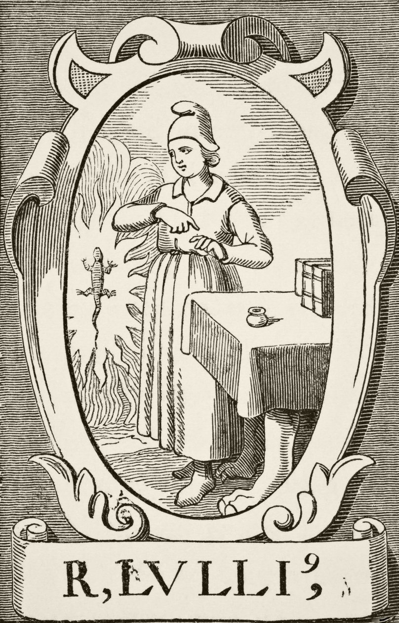 رامون Lull ، من "العلوم والأدب في العصور الوسطى" بقلم بول لاكروا (1806-1884) نشر لندن 1878 بواسطة المدرسة الفرنسية