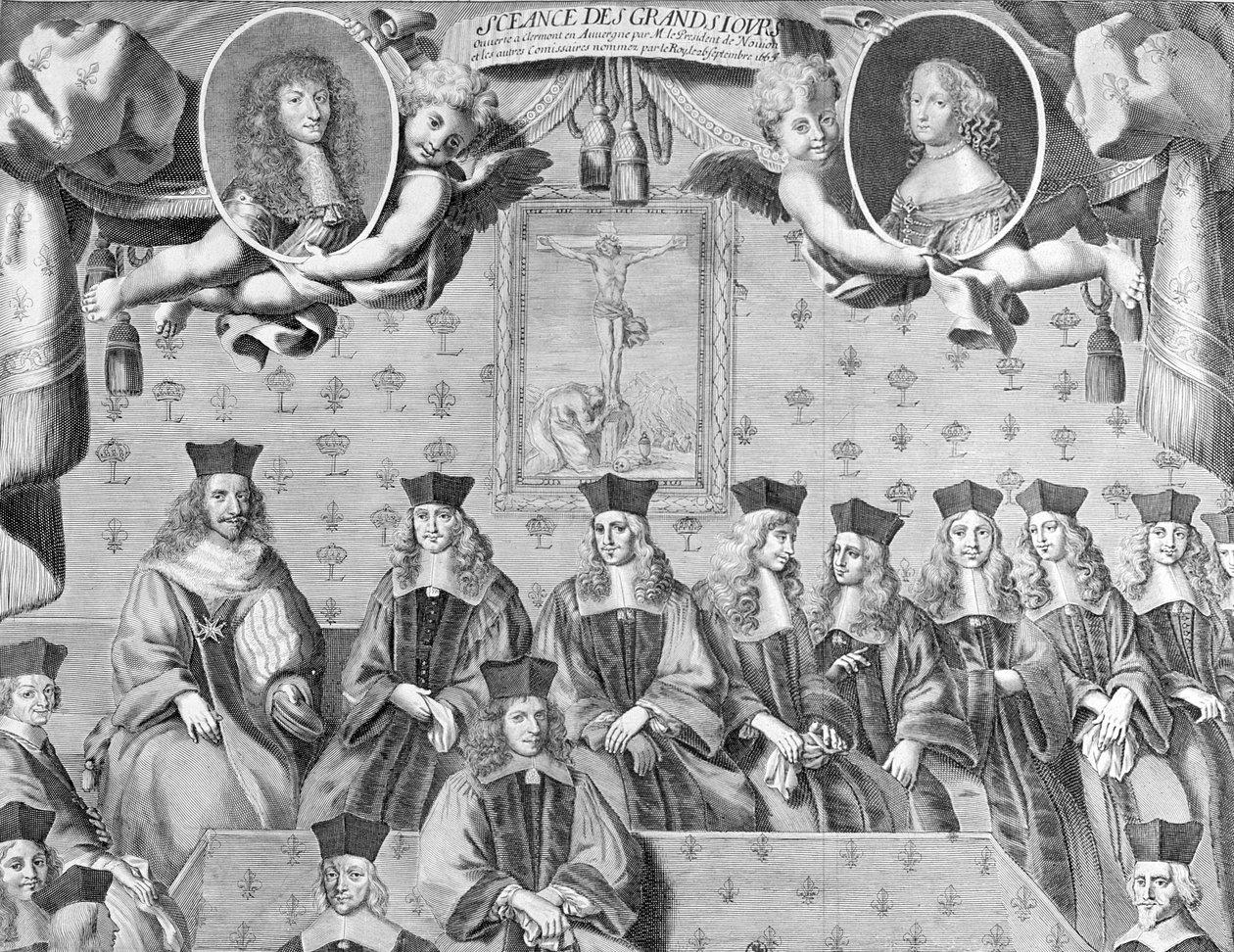 جلسة Grands Jours d&39;Auvergne ، 26 سبتمبر 1665 بواسطة المدرسة الفرنسية