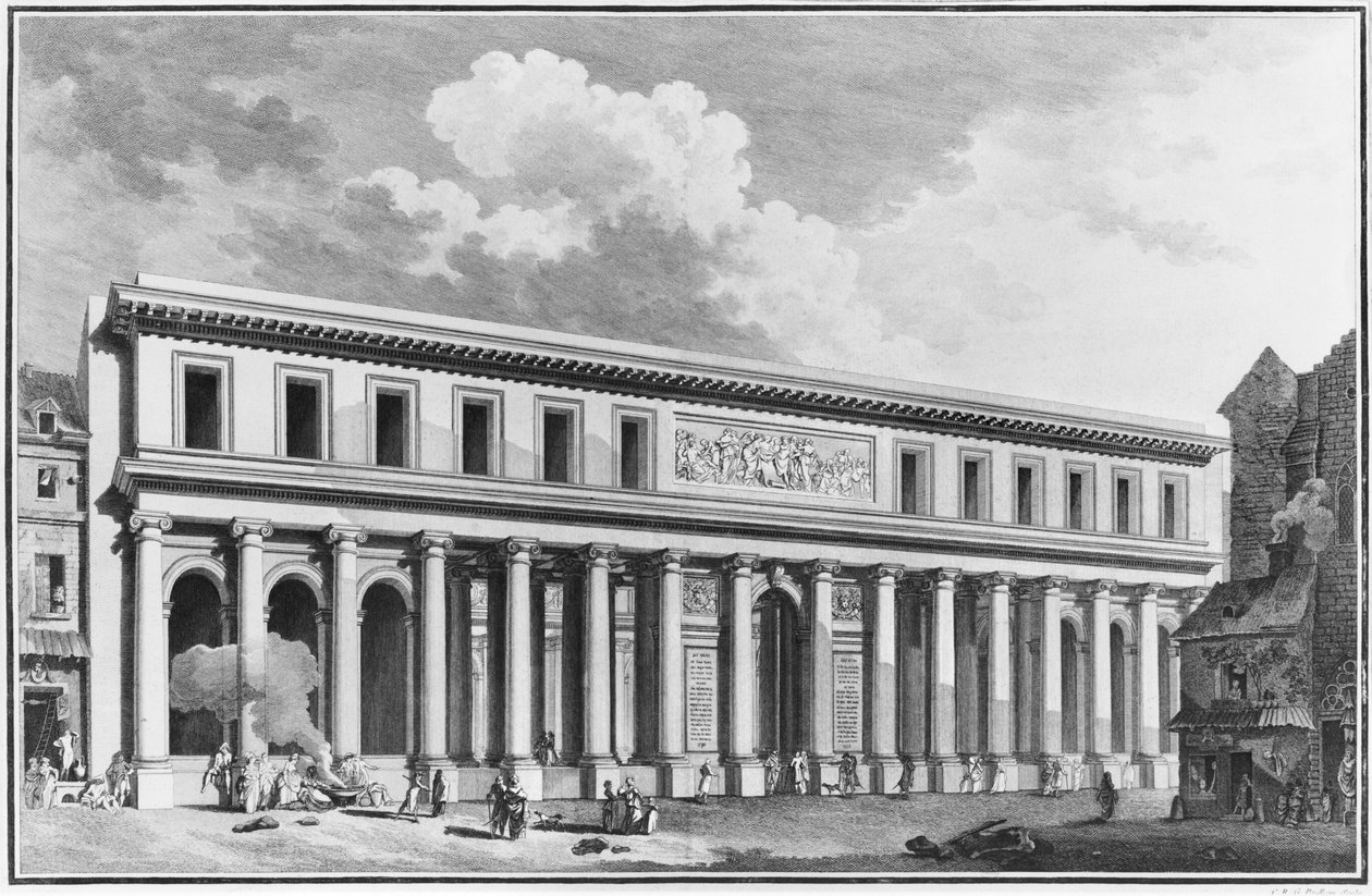 أكاديمية الجراحة في باريس ، نقشها كلود رينيه غابرييل بوللو (مواليد 1849) 1773 بواسطة المدرسة الفرنسية