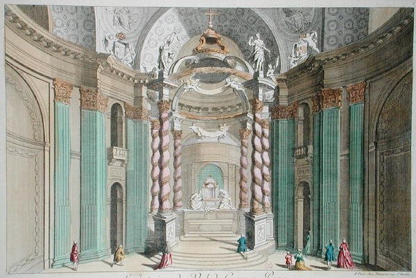 Baldachin في Eglise du Val-de-Grace ، باريس بواسطة المدرسة الفرنسية