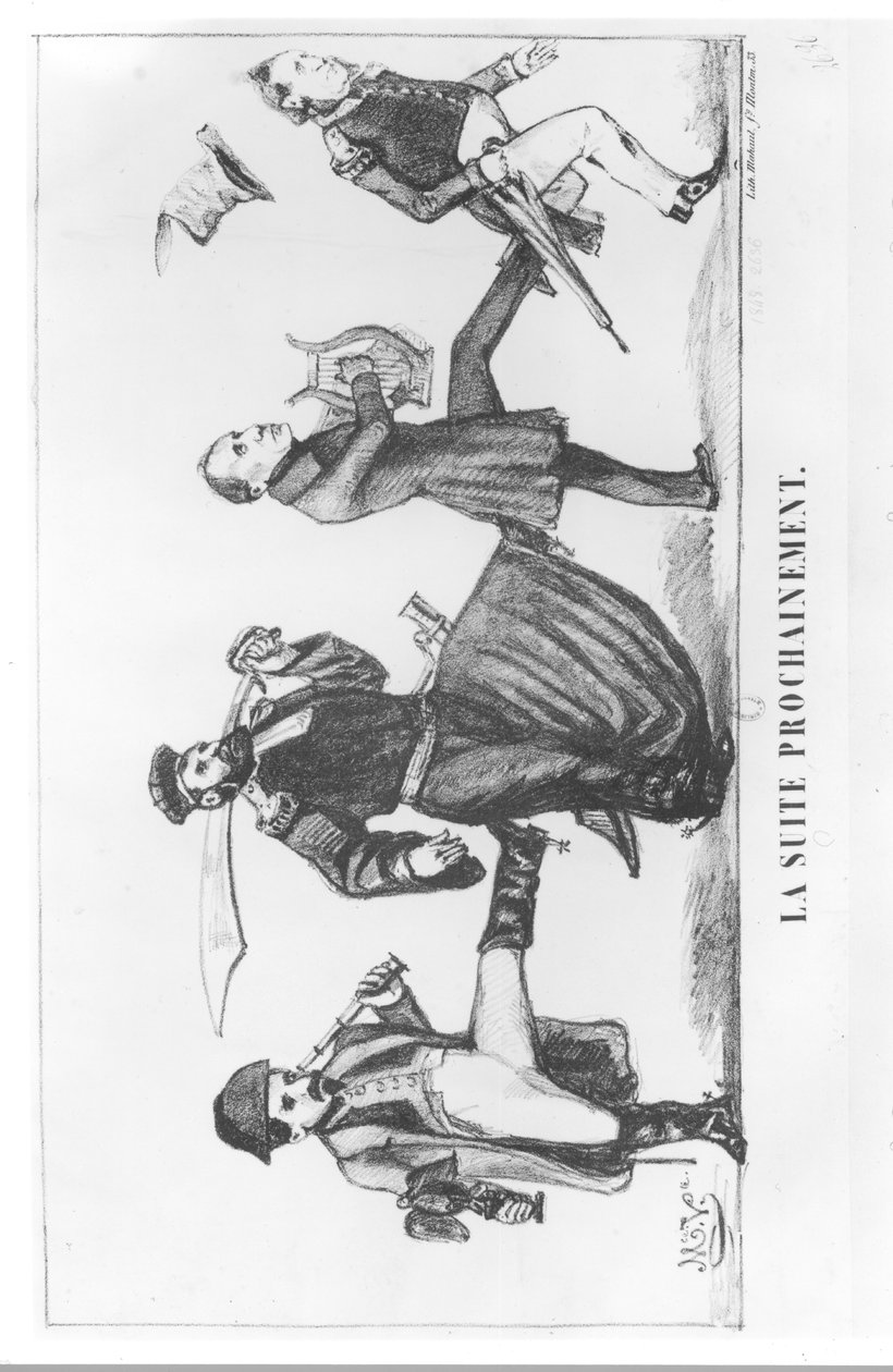 الحاشية التالية ، 20 ديسمبر 1848 بواسطة المدرسة الفرنسية