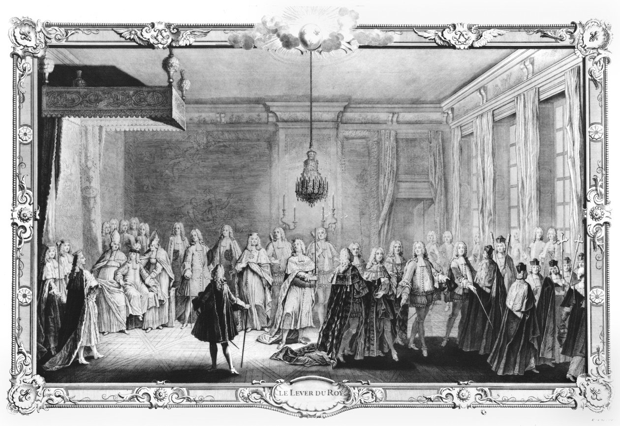 ليفي للملك لويس الخامس عشر (1710-74) بواسطة المدرسة الفرنسية