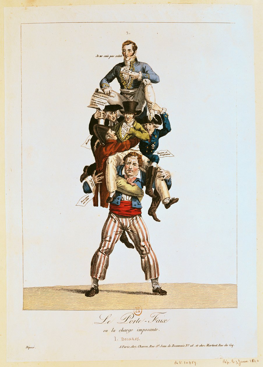 ال بورتر أو ، العبء فرض ، c.1820 بواسطة المدرسة الفرنسية