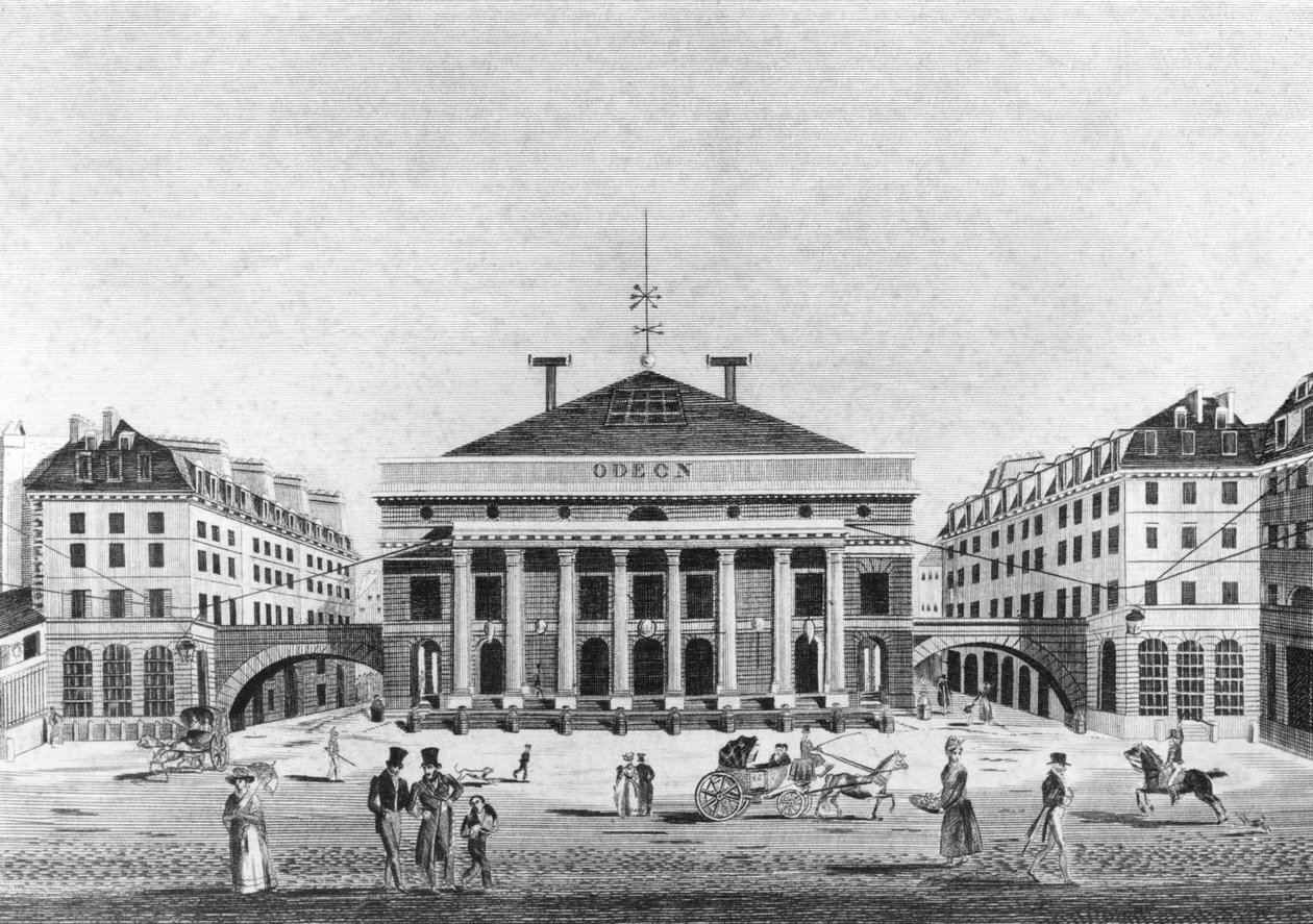 مسرح أوديون 1830 بواسطة المدرسة الفرنسية