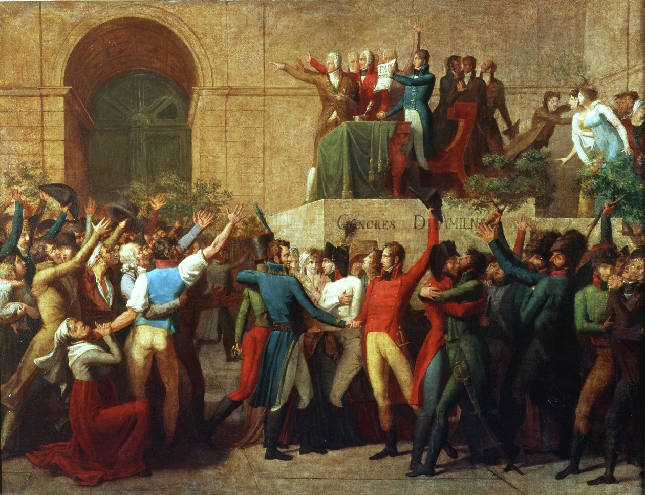 معاهدة أميان عام 1802 بواسطة المدرسة الفرنسية